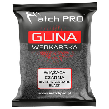 Glina wędkarska MatchPro 2kg WIĄŻĄCA CZARNA RIVER STANDARD BLACK 900655