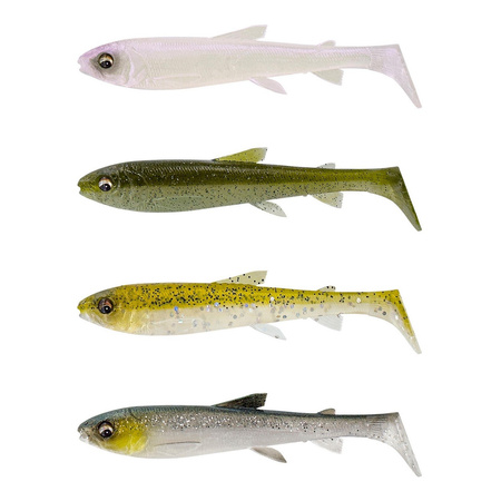 3D Whitefish Shad Savage Gear 9cm CLEAR WATER MIX 4szt.