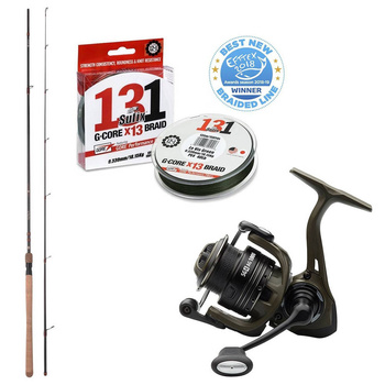 Zestaw na szczupaka Wędka SPRO Ridge Classix Spin + Kołowrotek SG4AG 4000H F + Plecionka Sufix