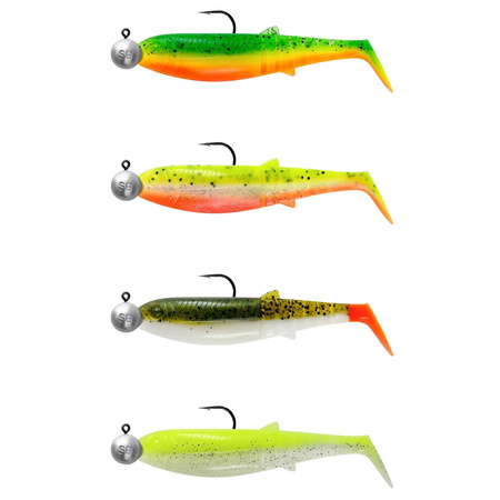 Cannibal Shad Savage Gear 8cm 5g DARK WATER MIX
