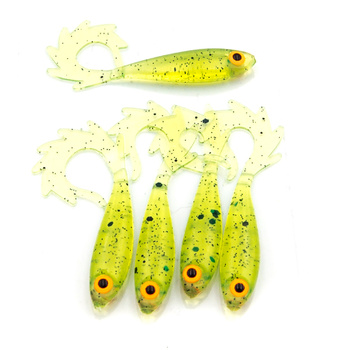 Fishchaser Twistmaster 4,3cm 2g CHARTREUSE AND PEPPER 5szt.