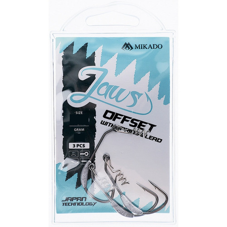 Hak Offsetowy Mikado Jaws z wkrętem i obciążeniem 2g #1/0 HJA04-1/0-2.0