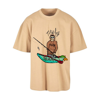 Koszulka Typ od Ryb oversize BEŻ M