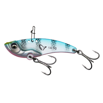Cykada Vib Blade Savage Gear 4,5cm 8,5g Sinking BLUE PINK STRIPES 71448