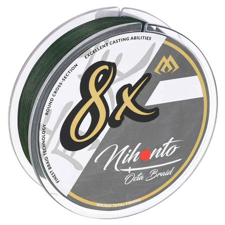Plecionka Mikado Nihonto OCTA BRAID 150m 0,26mm 22,6kg ZIELONY Z24G-026