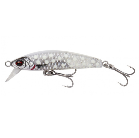 Wobler Savage Gear Gravity Minnow 5cm 8g szybko tonący CRYSTAL WHITE GLOW 73518