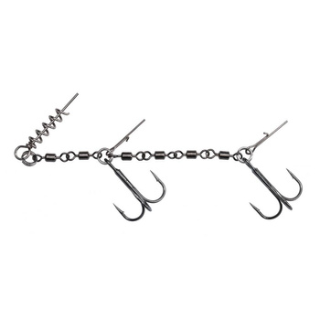 Dozbrojka z krętlików Mikado Jaws Evo Stinger XL 35kg #2/0 HDJ-12-02