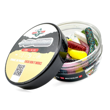 Great Fish GF2 Leech No Scent 60mm 1,8g MULTICOLOR II 24 szt.