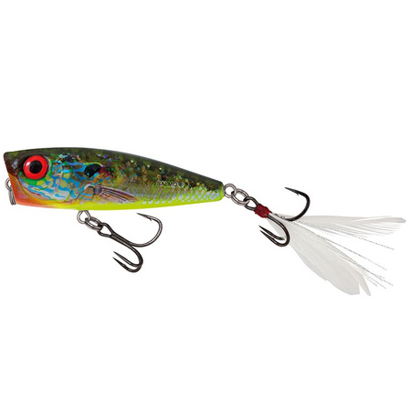 Wobler Popper Salmo Rattlin' Pop pływający 7cm 12.5g REAL HOT BLUEGILL QRA004