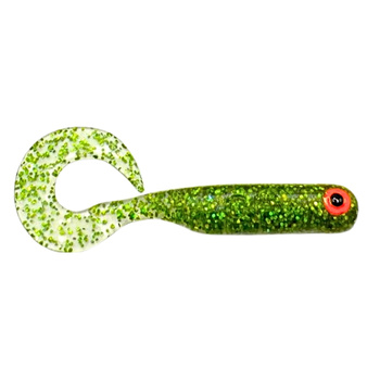 Great Fish GF1 Twister No Scent 49mm 0,9g GLITTER GREEN 10szt.