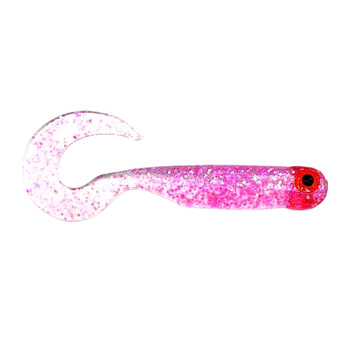 Great Fish GF1 Twister Fish Scent 49mm 0,9g GLITTER PINK 10szt.