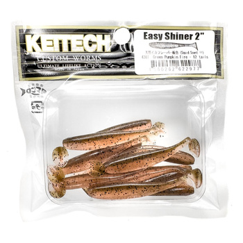 Keitech Easy Shiner 2'' 5cm 1g #438T GREEN PUMPKIN FIRE 12szt. - op.