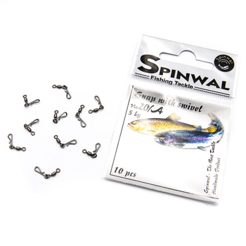 Zapinka Spinwal z krętlikiem pstrąg No.20/A 5 kg - 10szt