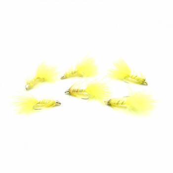 Streamer CONE HEAD FLASH BODY BUGGERS YELLOW#12BL
