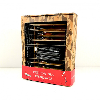 Zestaw Prezentowy Duży Lekki Spinning mieszany (Gumy i Metal) Polsping