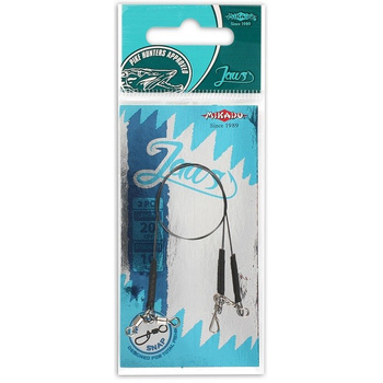 Przypon tytanowy Mikado JAWS LIGHT 25cm 10kg  2 sztuki ZGJ03-25-10