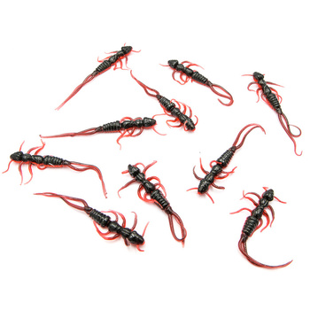 Widelnica Realistic Shad Matusiak 8,5cm 2g CZERWONO CZARNY 10szt