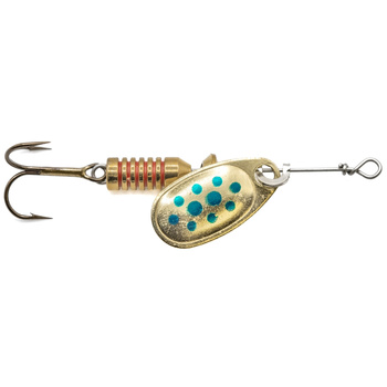 Mepps Comet Decore #00 1,5g ZŁOTY/NIEBIESKIE KROPKI 304190X0