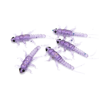 Fishchaser Microlarvae widelnica 3,5cm 1g VIOLET AND PEPPER 5szt.