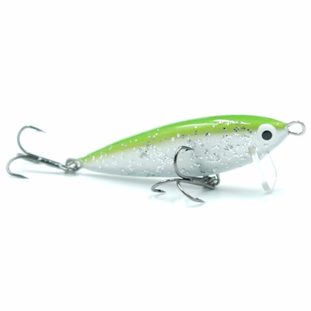 Wobler Spitfire 5 cm light green/silver glitter