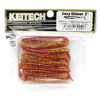 Keitech Easy Shiner 2'' 5cm 1g LT#46T LT RED GOLD 12szt - op