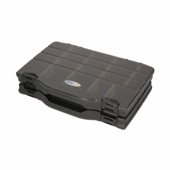 Podwójne Pudełko Wędkarskie Wąskie Duże JMC 27,6cmx18,6cmx5,90cm SMOKE PW693JMC