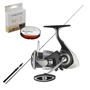 Zestaw Wędka Westin W4 ULTRASTICK + Kołowrotek DAIWA 23 Lexa LT3000S-C + Plecionka Westin W3