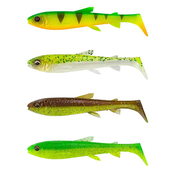 3D Whitefish Shad Savage Gear 9cm DARK WATER MIX 4szt.