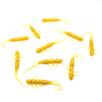 Widelnica Realistic Shad Matusiak 8,5cm 2g ŻÓŁTY 10szt