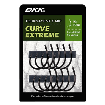 Haczyki Karpiowe BKK Curve Extreme #1 10szt A-BC-0533