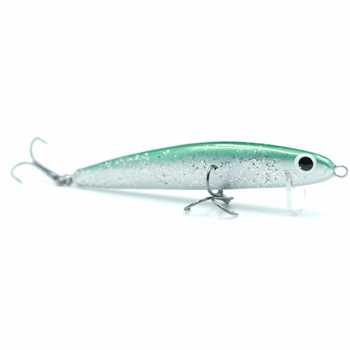 Wobler Szpila 9 cm green/silver glitter