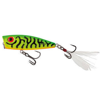 Wobler Popper Salmo Rattlin' Pop pływający 7cm 12.5g  GREEN TIGER  QRA002