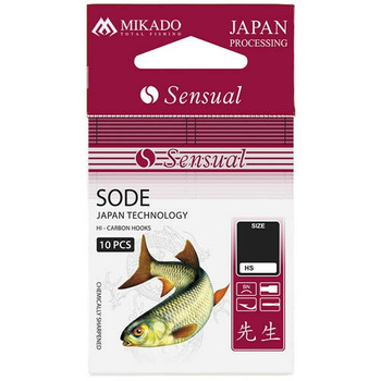 Haczyki Mikado Sensual Sode #8 10 szt. GOLD HS10004-8G