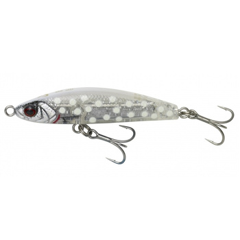 Wobler Savage Gear Gravity Pencil 4,5cm 5g Tonący CRYSTAL WHITE GLOW 73526