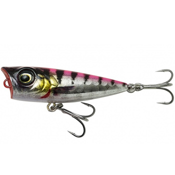 Wobler Savage Gear Popper 3D Minnow 4,3cm 2,6g  PINK BARRACUDA PHP  64071