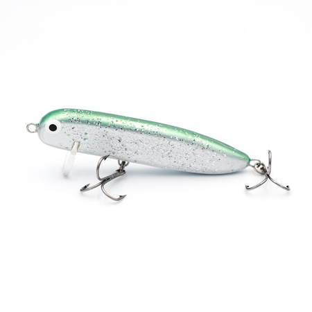 Wobler Ubot 8 cm green/silver glitter