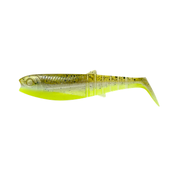 Cannibal Shad Savage Gear 15cm 33g GREEN PEARL YELLOW 77162