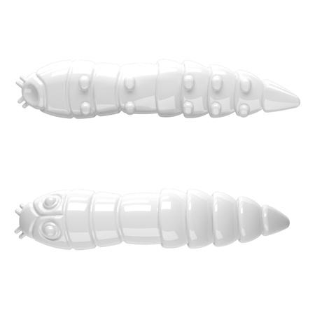 Libra Lures Kukolka 27mm Krill Scent 001 WHITE 15szt.