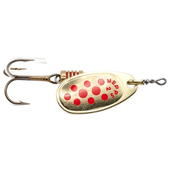 Mepps Comet Decore #2 4,5g ZŁOTY/CZERWONE KROPKI 30417002