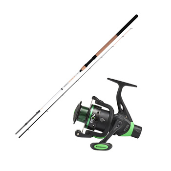 Zestaw Wędka Mikado Intro II Medium Feeder 330 + Kołowrotek Robinson Frog RD 303