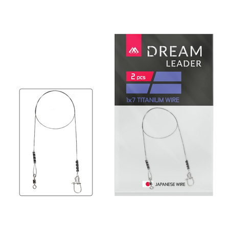 Przypon Dream Leader Mikado Titanium 1x7 25cm 15LB 7kg ZGDL03-25-15