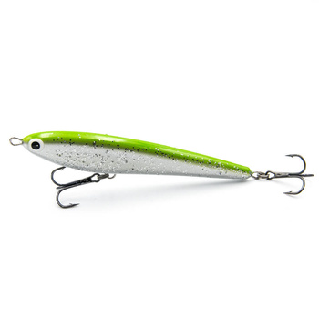 Wobler Śledź ciężki 9 cm light green/silver glitter