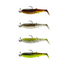 Cannibal Shad Savage Gear 8cm 5g CLEAR WATER MIX 4szt.