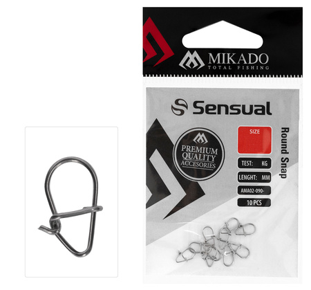 Agrafka Round Snap Mikado Sensual roz. S 8.5kg AMA02-090-S - 10szt