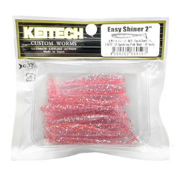 Keitech Easy Shiner 2'' 5cm 1g LT#72T LT SPARKLING PINK SHAD 12szt.-op.