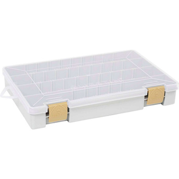 Pudełko Westin W3 Tackle Box 27,5x18,5x4,5cm GREY/CLEAR B02-706-027