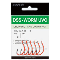 Haczyki BKK DSS-Worm UVO #1 6szt A-ES-8343