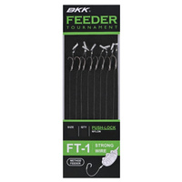 Przypony BKK Method Feeder Tournament FT-1 PL #8 10cm 0,25mm 8szt A-BW-5026