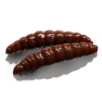 Libra Lures Robak Larva 30 Krill  038 BROWN