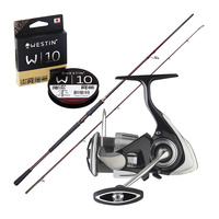 Zestaw Wędka Westin W6 POWERCAST + Kołowrotek DAIWA 23 Lexa LT5000-C + Plecionka Westin W10